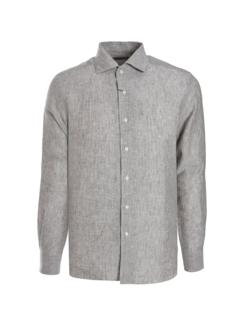 Corneliani buttoned striped shirt Grey 25P1562511333