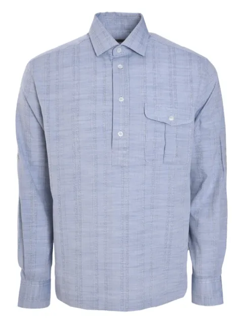 Corneliani long-sleeves shirt Blue 25P2122511328