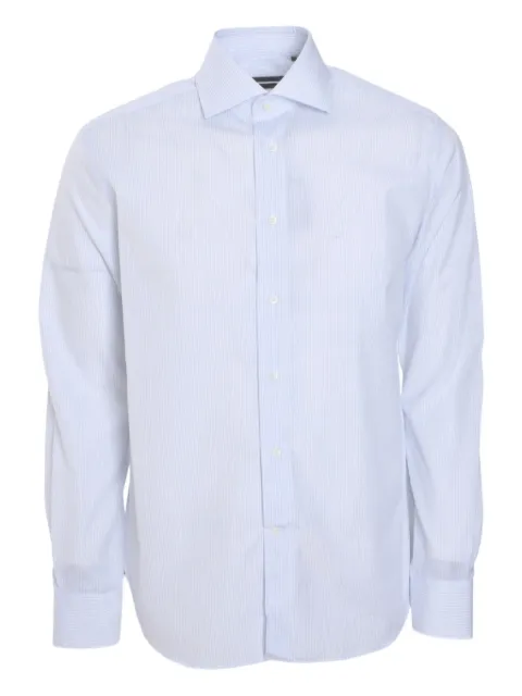 Corneliani striped button-up shirt White 25P1002511276