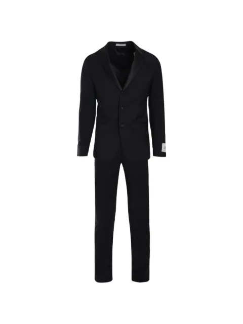 Corneliani button-fastening suit Black 257Z572564135
