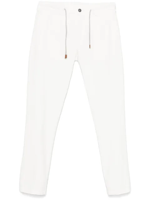 Eleventy tapered trousers White X75PANB21TET0K005