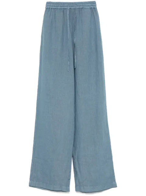Fay linen trousers Blue NTW8150571TVTW