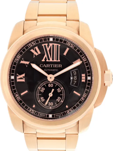 Cartier pre-owned Calibre 42mm Black W7100040