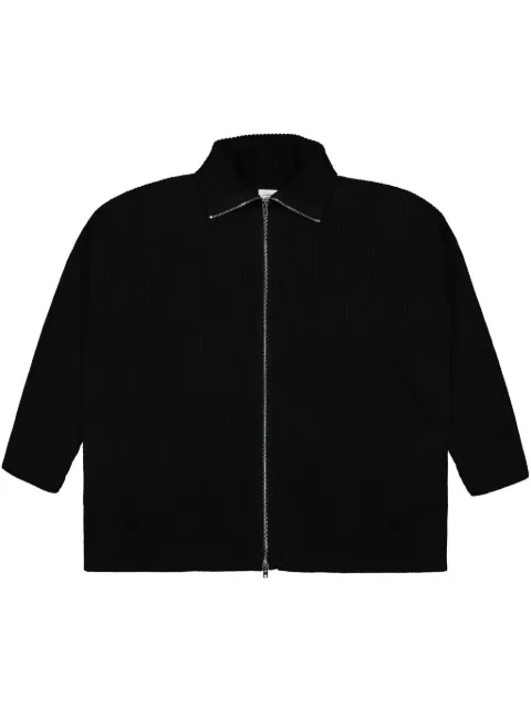VETEMENTS zip-up cardigan Black UA66KN170B
