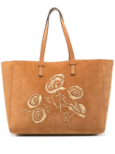 Ermanno Scervino embroidered tote bag Brown D463S304RDIW