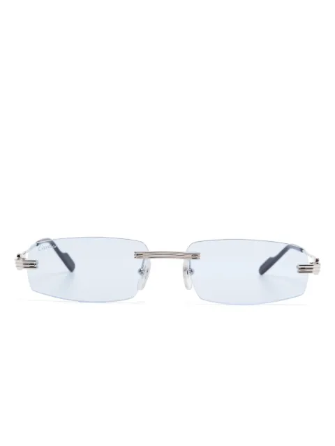 Cartier Eyewear rimless sunglasses Silver CT0535S005