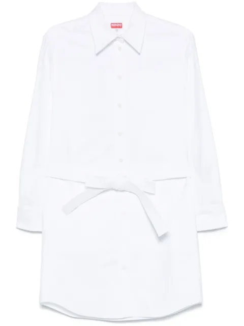 Kenzo shirt mini dress White FF52RO4059LO