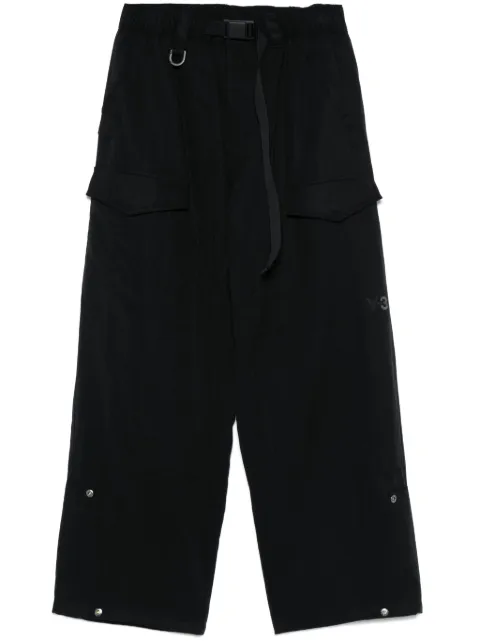 Y-3 twill cargo pants Black JD3522