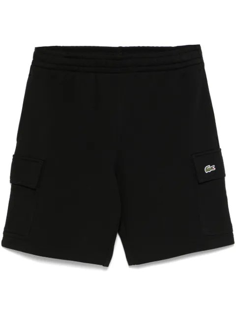 Lacoste cotton cargo shorts Black GH9743