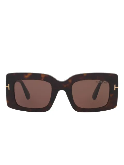 TOM FORD Eyewear geometric-frame sunglasses Green TR0019344400D1