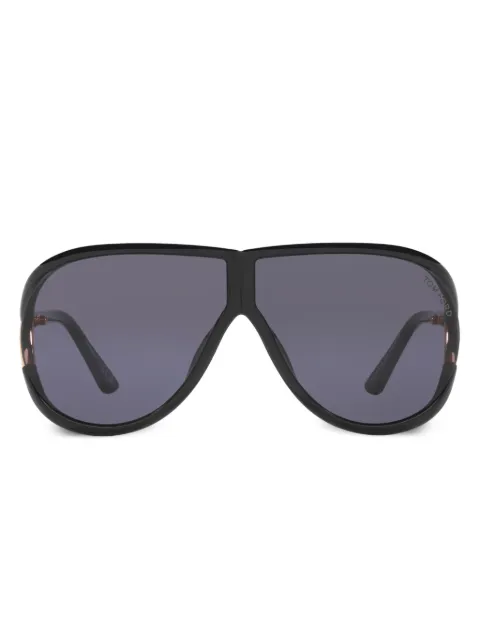 TOM FORD Eyewear TR001938 pilot-frame sunglasses Black TR0019381330L1