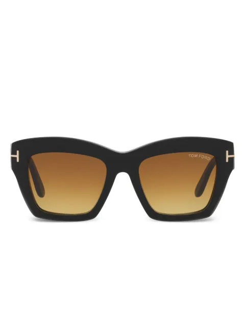 TOM FORD Eyewear Luna oversize-frame sunglasses Black TR0019361330D4
