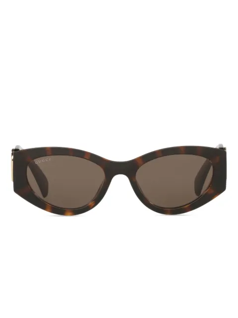 Gucci Eyewear cat eye sunglasses Brown GC0023214402D1