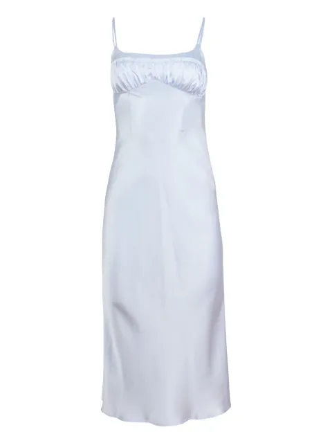 Fleur Du Mal ruched dress Blue DR06421008
