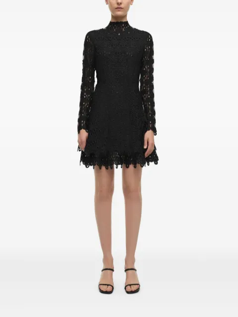 SIMKHAI lace-detail mini dress Black SI1025HBLACK