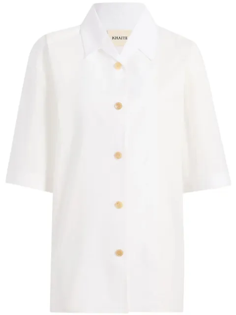 KHAITE Owen shirt White 2372148W148