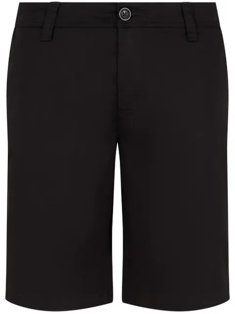 Armani Exchange logo-plaque shorts Black 8NZS42ZN1RZ