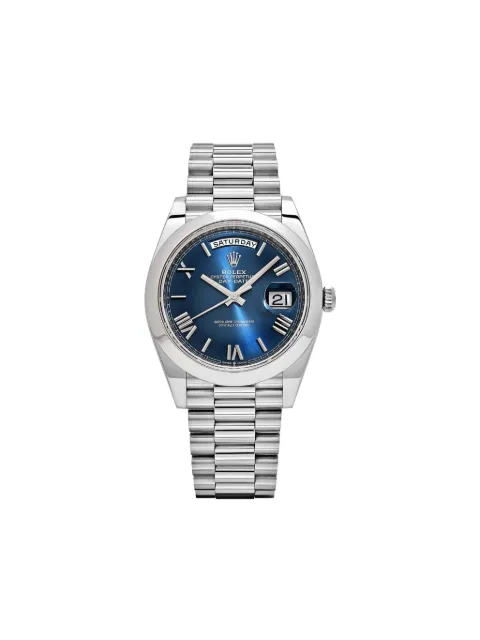 Rolex 2022 Pre-Owned Day-Date 40mm Blue 228206