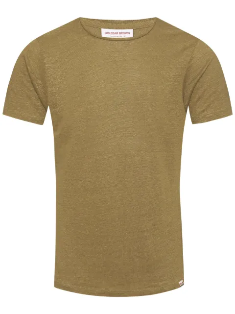 Orlebar Brown linen t-shirt Green 280373