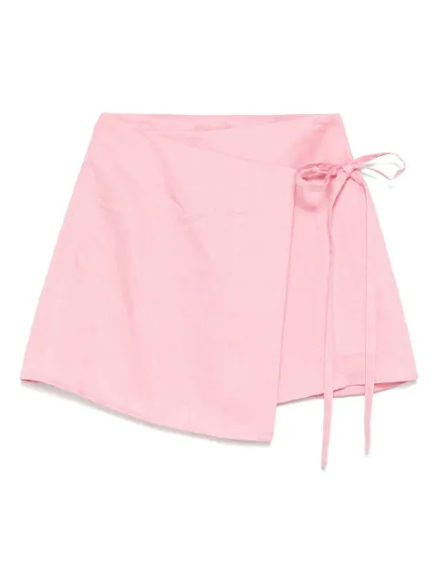 Asceno Positano mini skirt Pink HS25B042F39C334