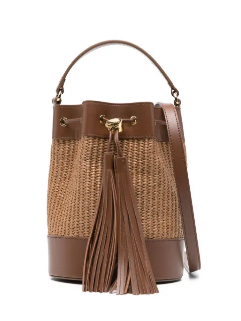 Gianvito Rossi tassel-detail bucket bag Brown B00395RIBBKVGM