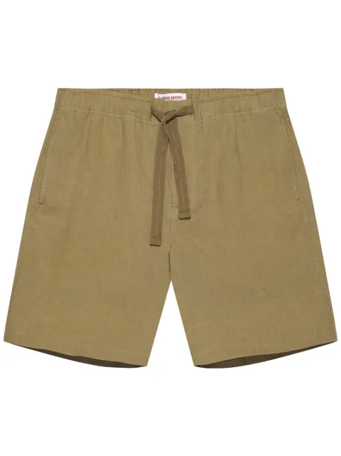 Orlebar Brown Alex linen shorts Brown 280249