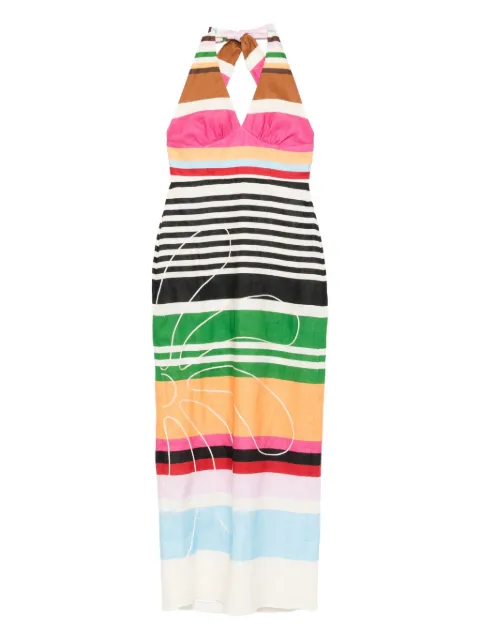 Cala de la Cruz Dasha maxi dress Neutrals 24C425