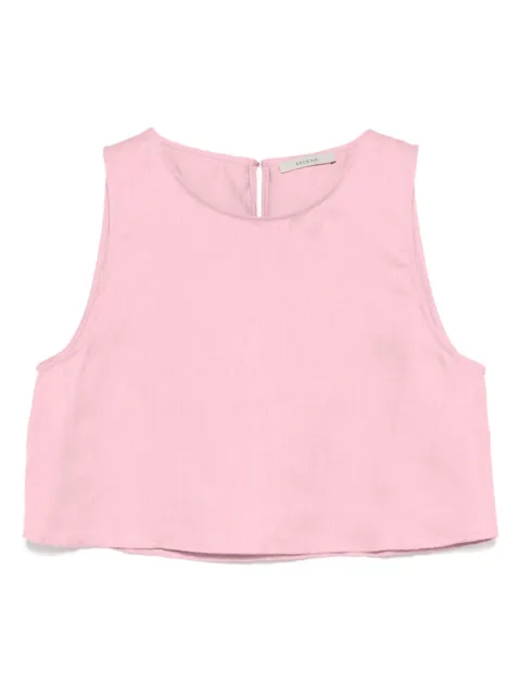 Asceno Kobe crop top Pink HS25T065F39C334