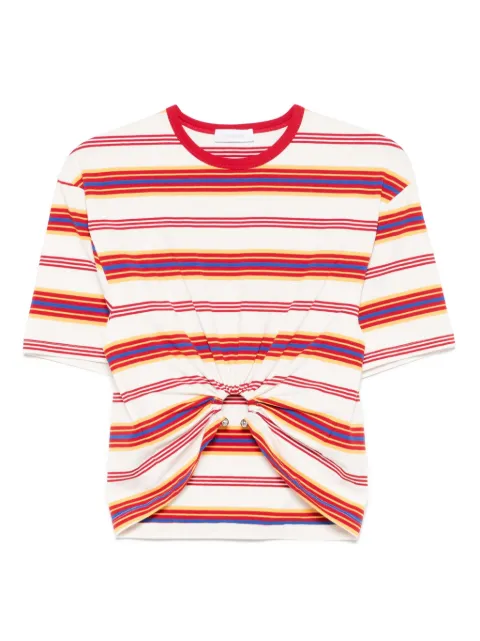 Rabanne striped T-shirt White 25AJTO539CO0610