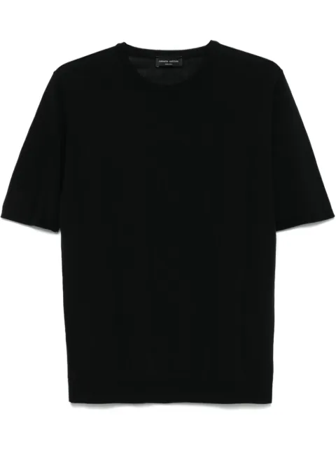 Roberto Collina fine-knit T-shirt Black RB10021