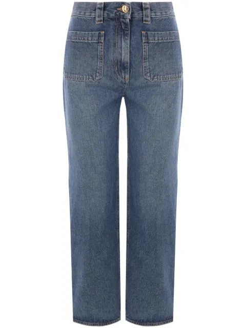 Elisabetta Franchi mid-rise cropped jeans Blue PJ91I51E2