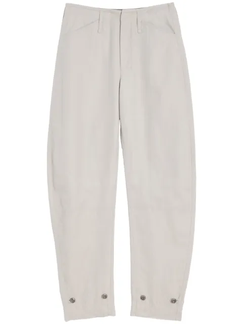 LEMAIRE fluid tapered trousers Neutrals PA1184LF1350