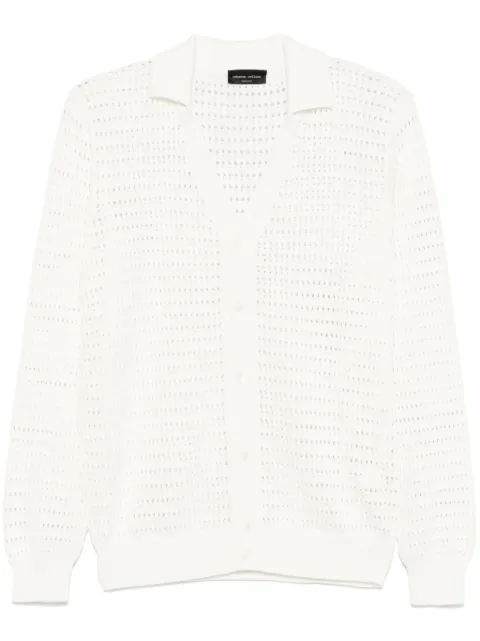 Roberto Collina openwork cardigan White RB25310