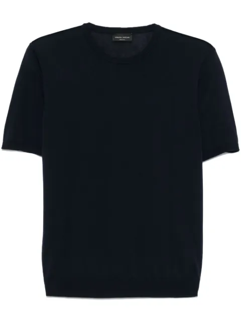 Roberto Collina fine-knit T-shirt Blue RB10021
