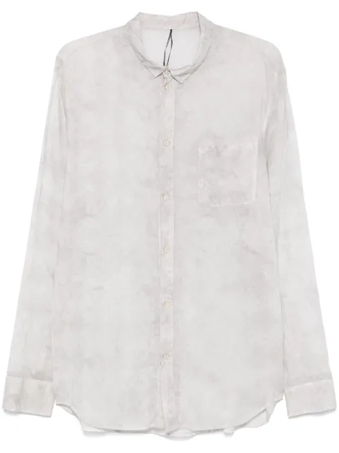 Masnada abstract-print shirt Grey M3470MAR