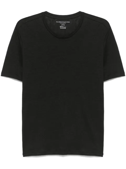 Majestic Filatures short-sleeve crew-neck T-shirt Black M011HTS019