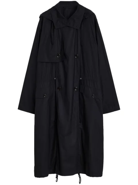LEMAIRE lightweight trench coat Black CO1096LF1371