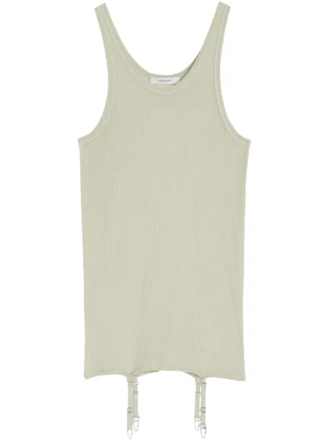 LEMAIRE suspenders tank top Green TO1367LK1017