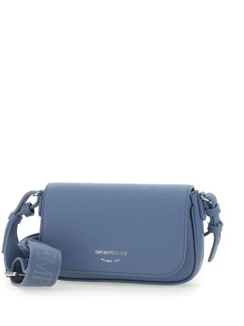 Emporio Armani logo-stamp cross body bag Blue EW000538AF12036