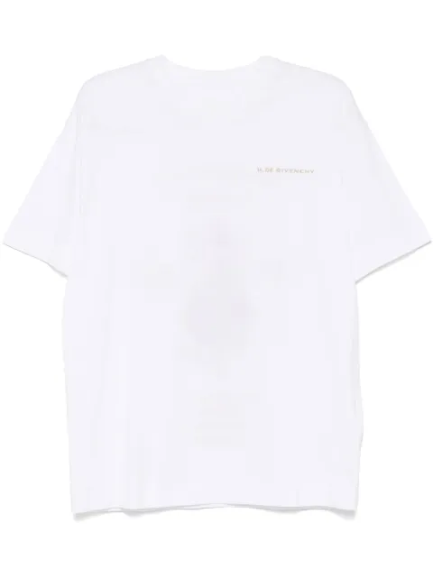 Givenchy logo-embroidered T-shirt White BM71MGGYPW