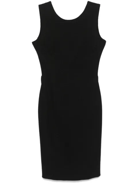 Gucci Pre-Owned 2000s wool midi dress Black GU520NR