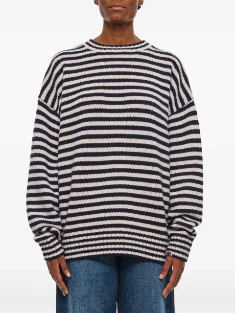 extreme cashmere striped jumper Black 38311901TU01