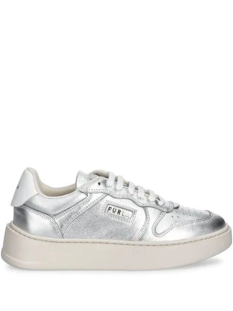 Furla metallic effect trainers Silver YJ17SPTBX3714