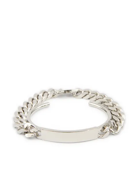 MM6 Maison Margiela chain-detail cuff bracelet Silver SM6UY0098P8371