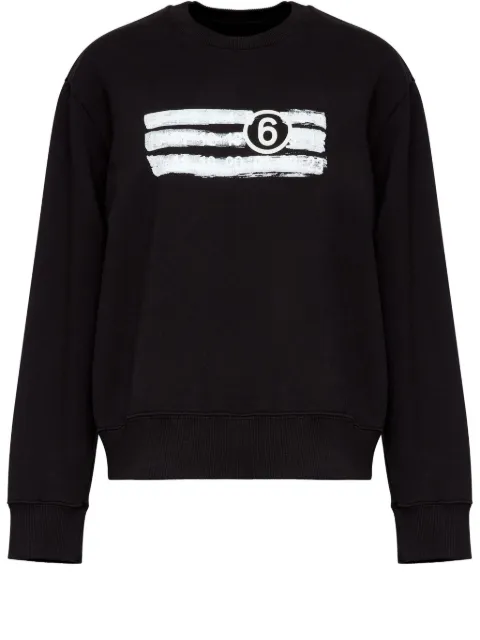 MM6 Maison Margiela jersey sweatshirt Black S62GU0139M25004