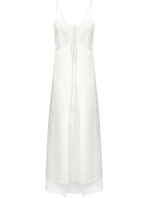 MM6 Maison Margiela sleeveless midi dress White S62DD0041M35452