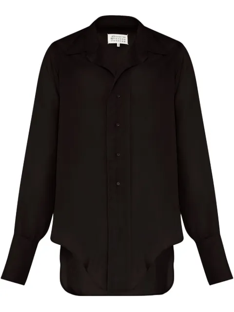 Maison Margiela dropped hem shirt Black S51DT0020S76632