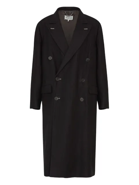 Maison Margiela four-stich coat Black S51AA0357M35360
