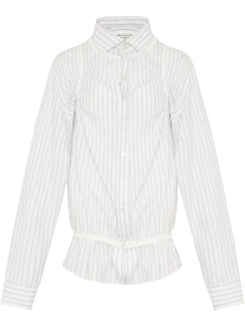 Maison Margiela striped shirt White S51DT0019M35280