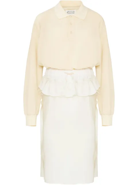 Maison Margiela long-sleeved midi dress White S51DD0037MTJ030